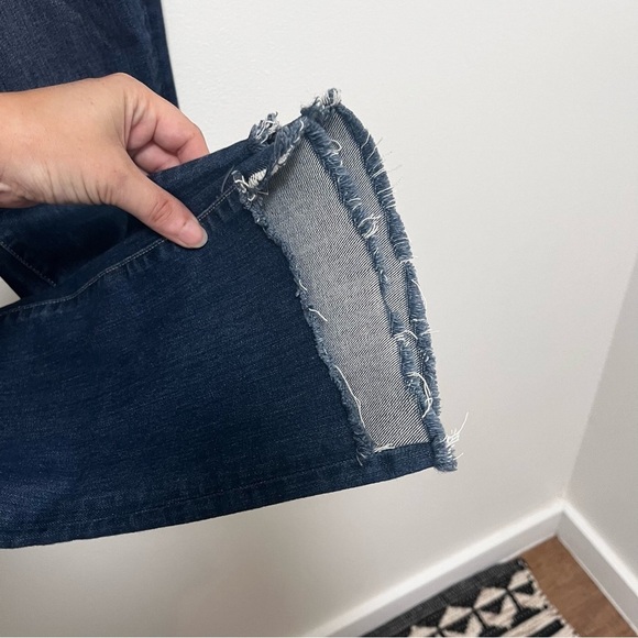 PAIGE Skyline Ankle Peg Raw Step Hem Jeans Size 30 - Picture 8 of 12